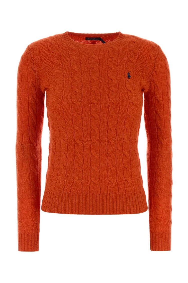 Polo Ralph Lauren Orange Wool Blend Sweater