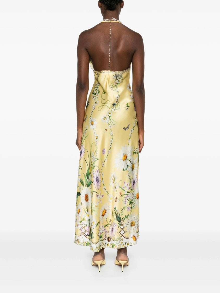 Camilla Floral-Print Silk Dress