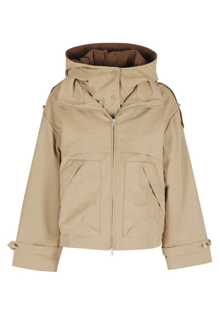 Urbancode Camel Hooded Full-Zip Polyester Parka