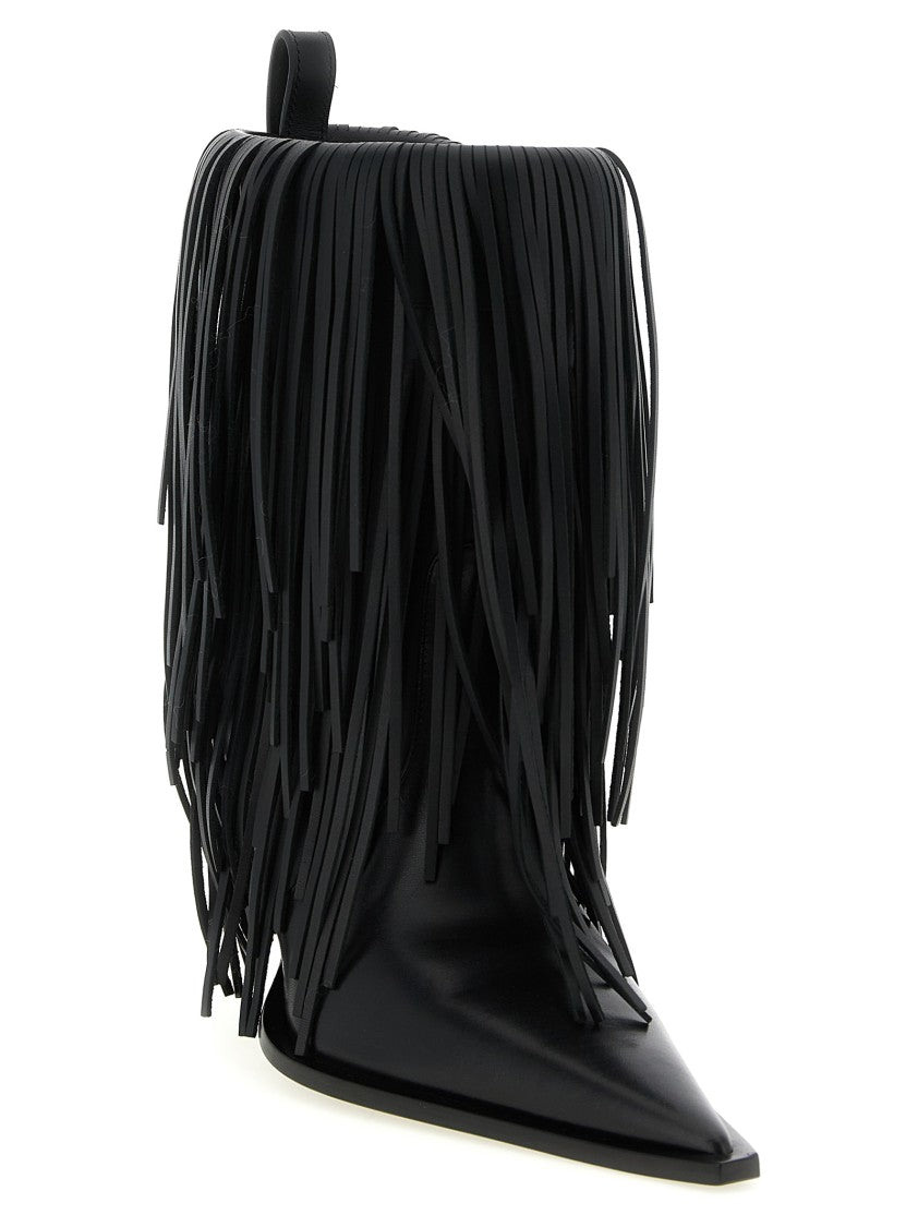 Balenciaga 'Avenue Fringe' Ankle Boots