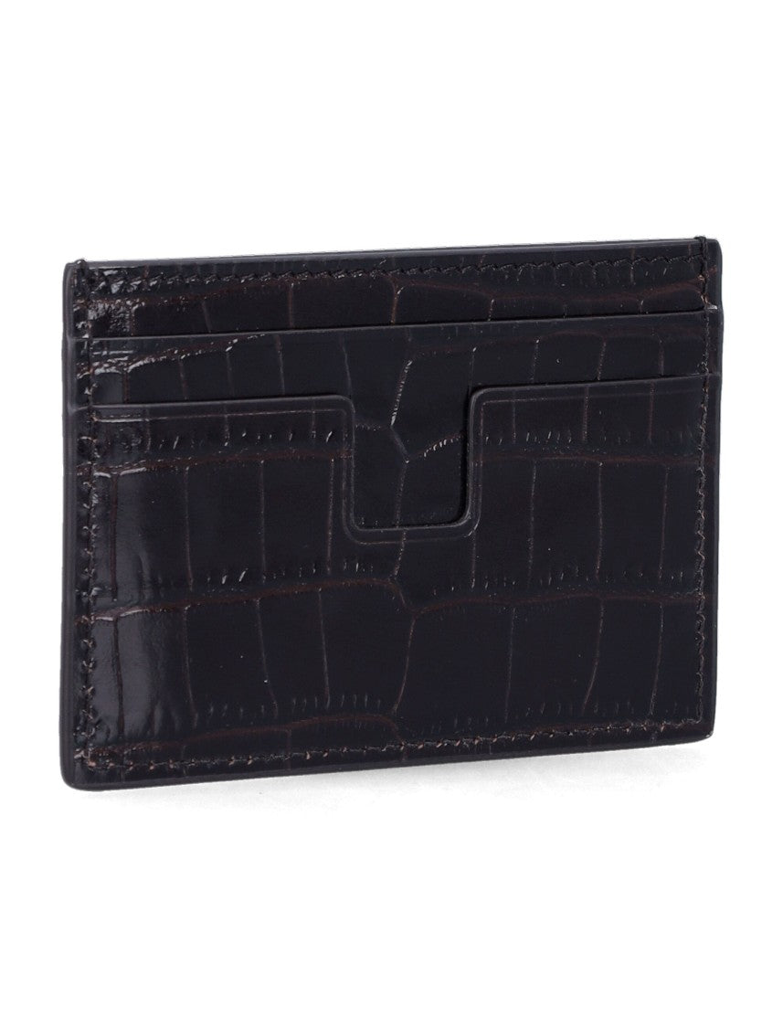Tom Ford Crocodile Leather Card Holder