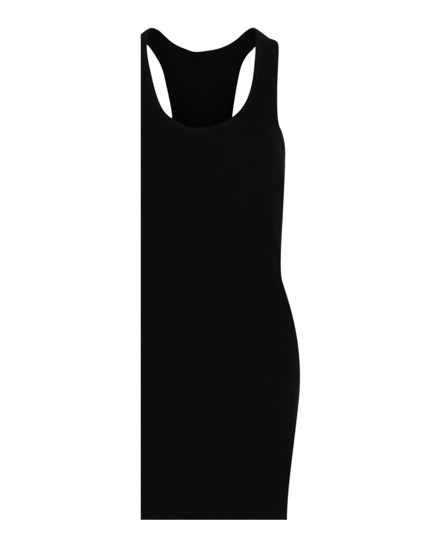Givenchy Ribbed Bustier Mesh Maxi Dress