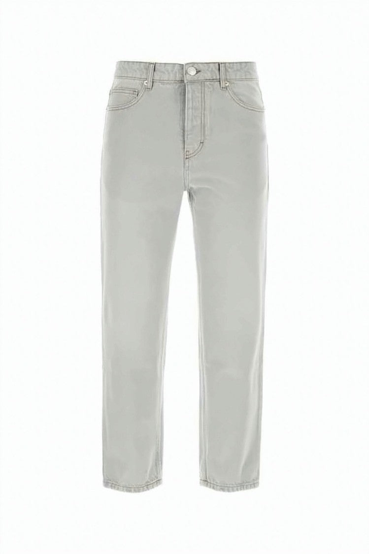 Ami Paris Tapered Fit Jeans With Vintage Wash