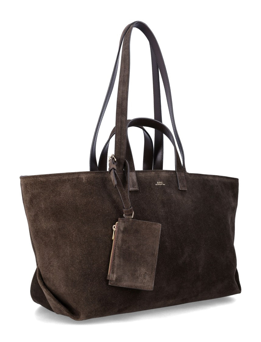 A.P.C. Le Drummer Suede Bag