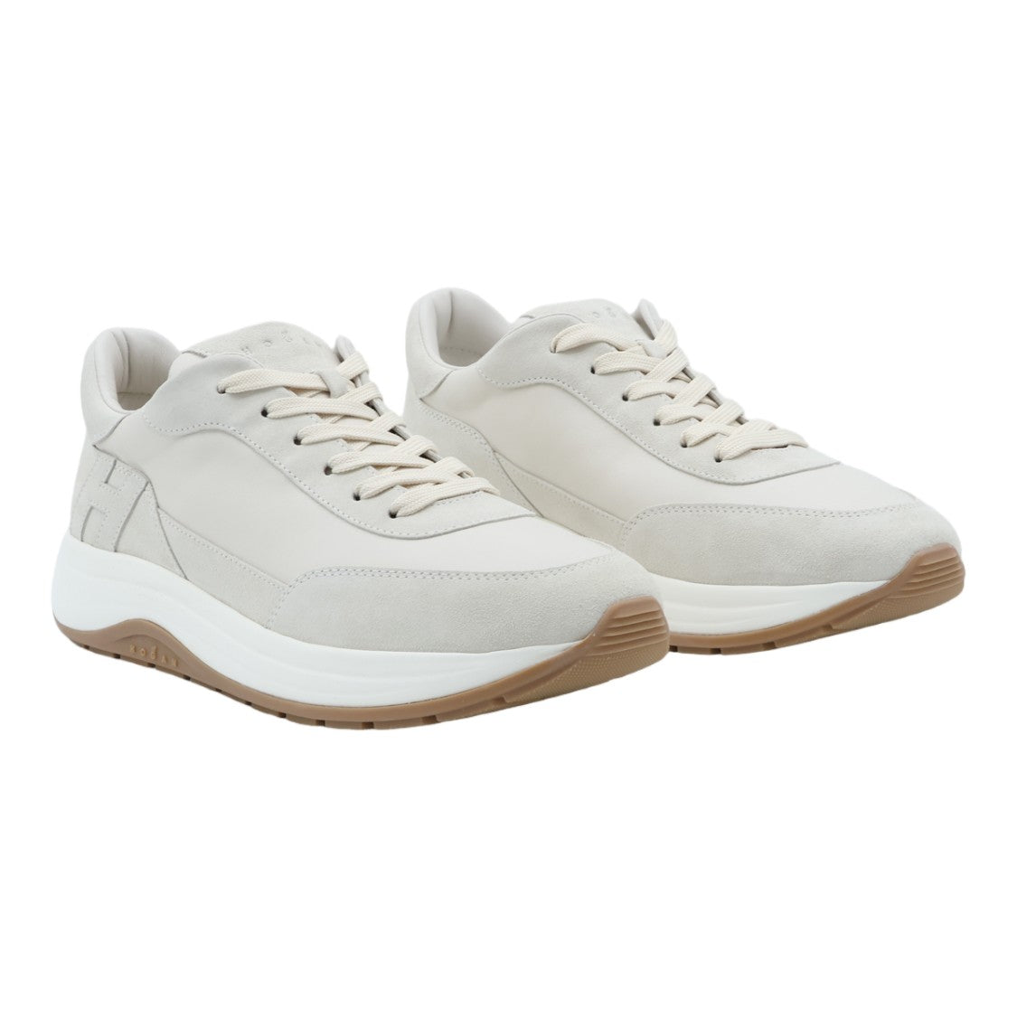 Hogan Minimalist Sneakers With Tonal Embossed Detail