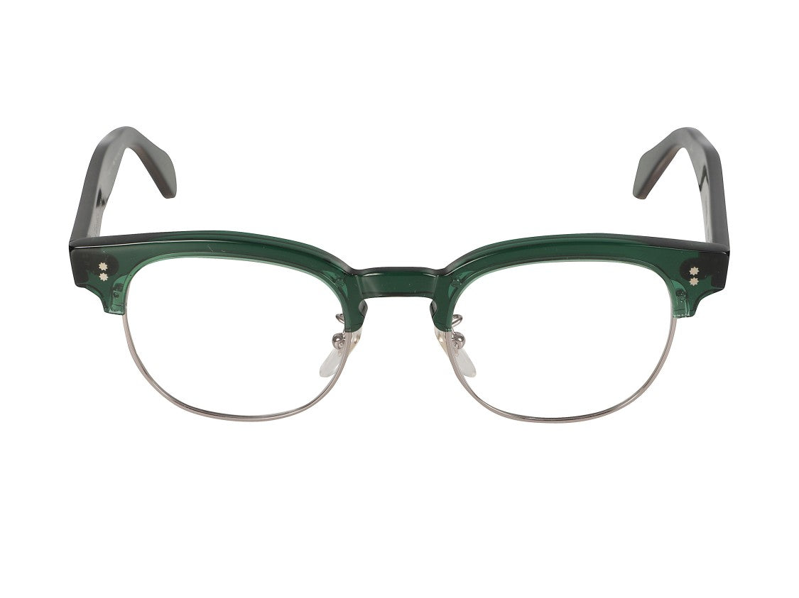 Kador Green Jolly Cm Semi-Rimless Acetate Eyeglasses