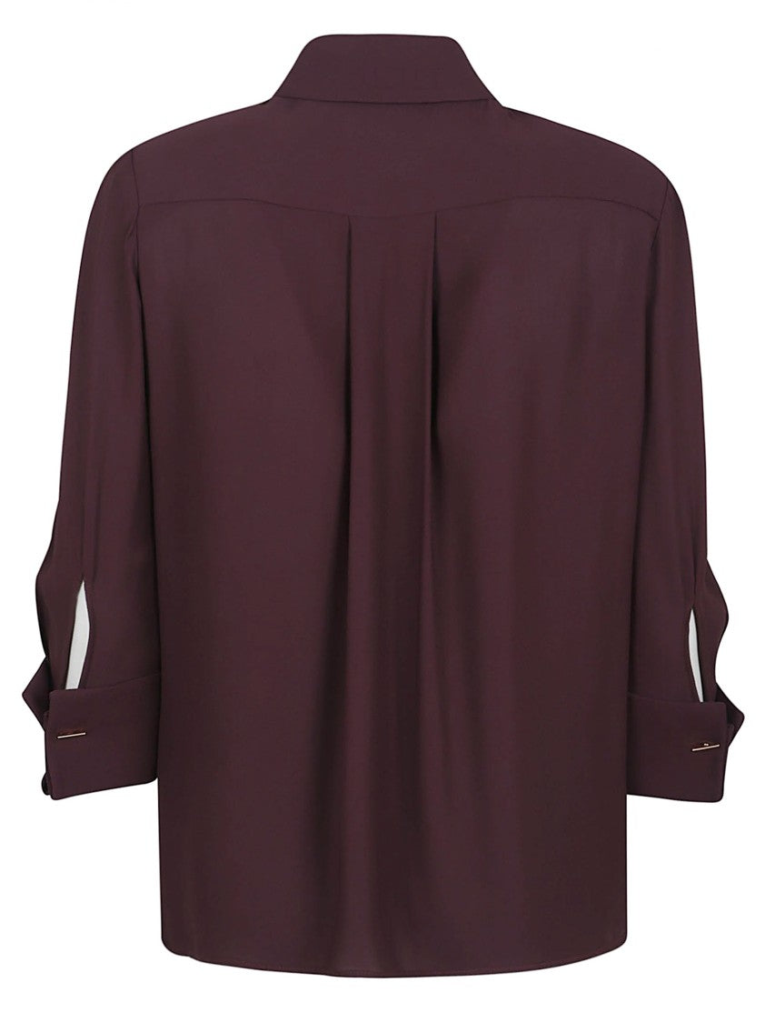 Elisabetta Franchi Compact-Weave Viscose Georgette Shirt