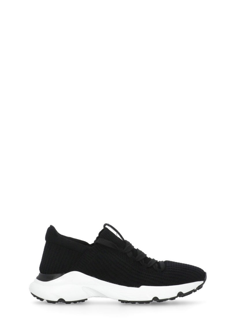 Tod's Black Fabric Sneakers