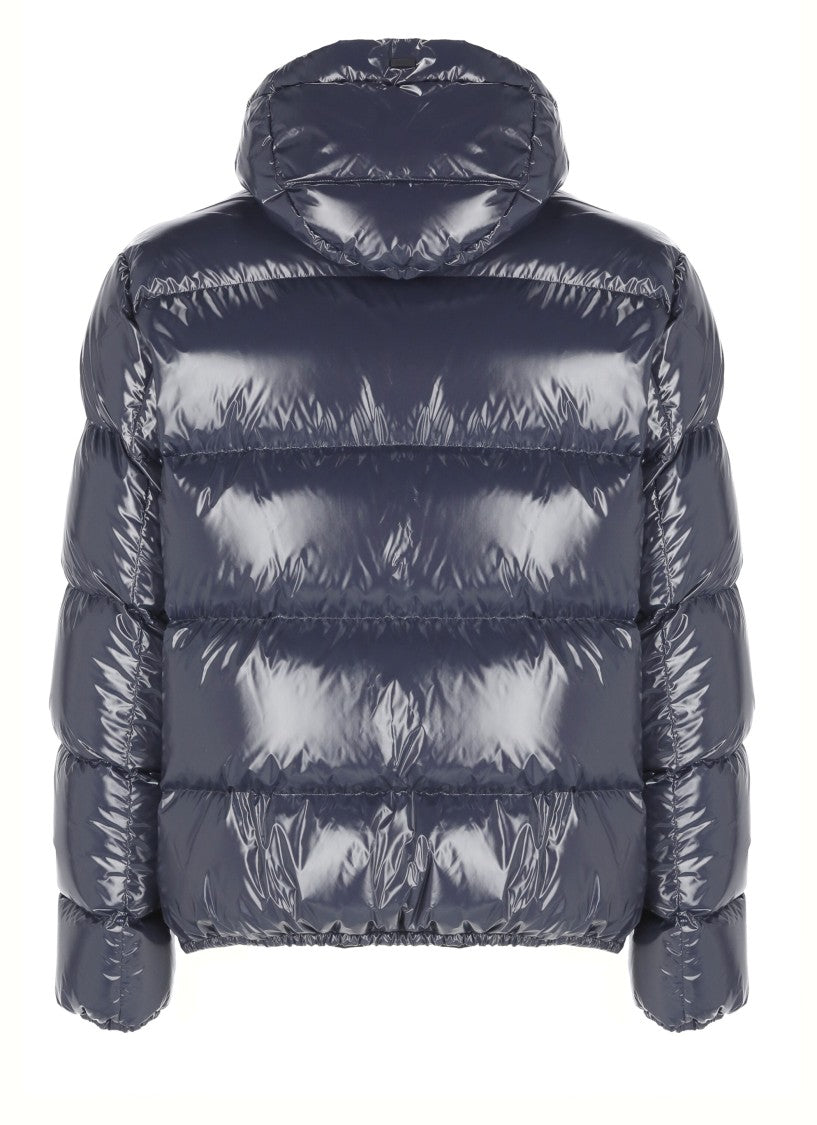 Herno Shiny Blue Padded Down Jacket