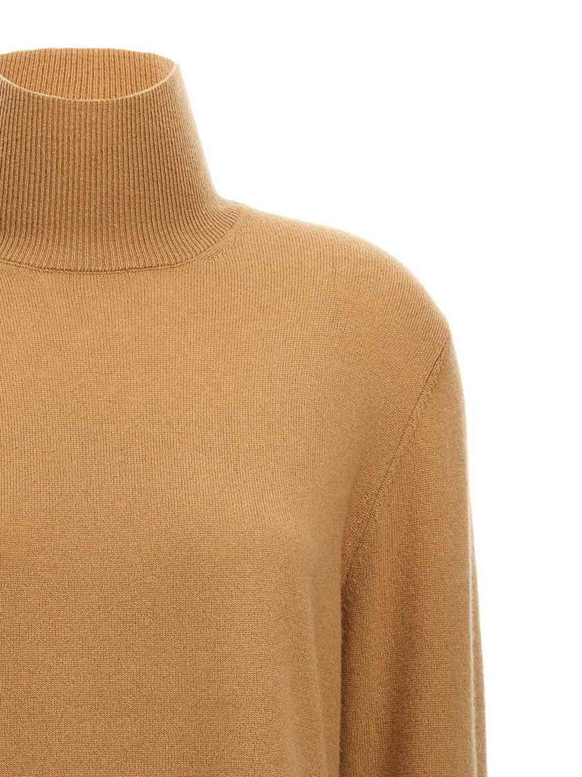 Totême 'Cropped Turtleneck' Turtleneck Sweater