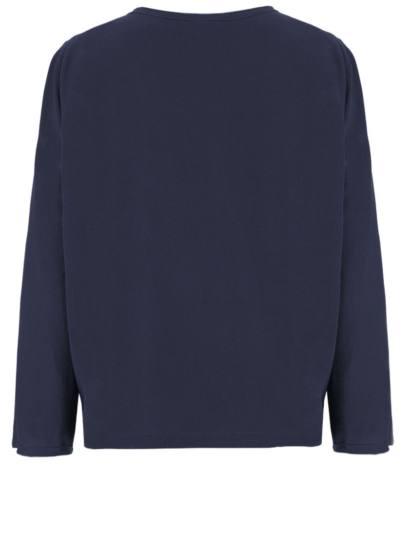 Q-Wins Silk Knit Sweater