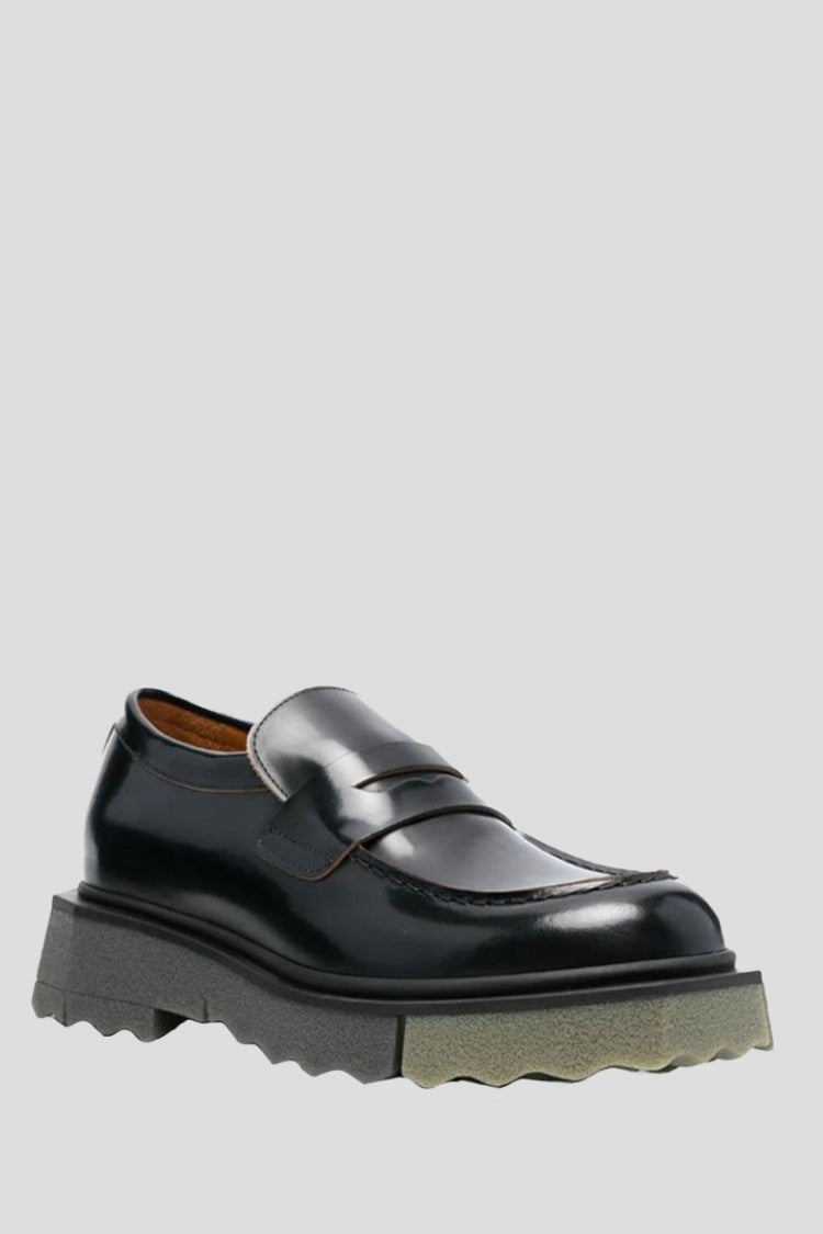 Off-White Leather Sponge Loafers