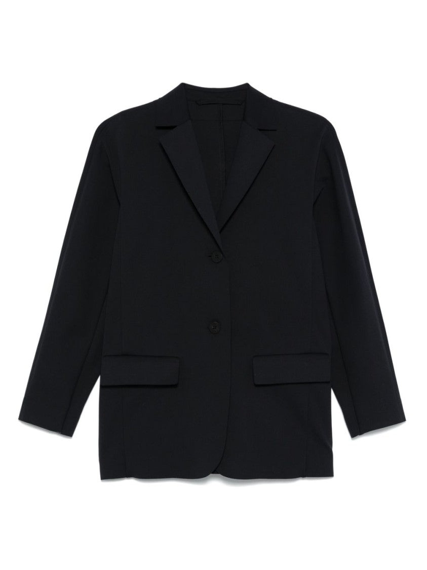Max Mara Tailored Black Jacket With Notched Lapels