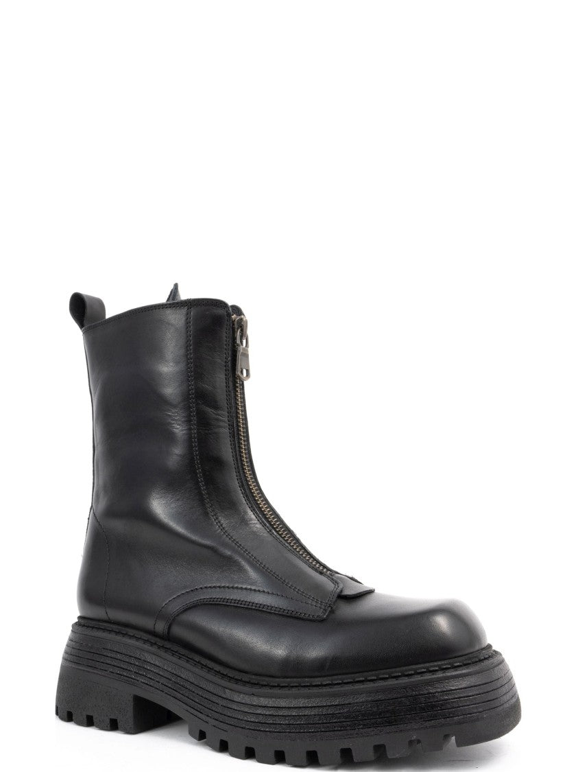 Sergio Moretti Ankle Boots With Zipper And Sole