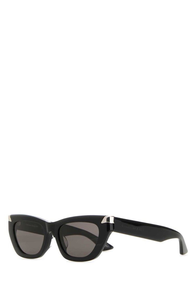 Alexander Mcqueen Black Acetate Punk Rivet Sunglasses