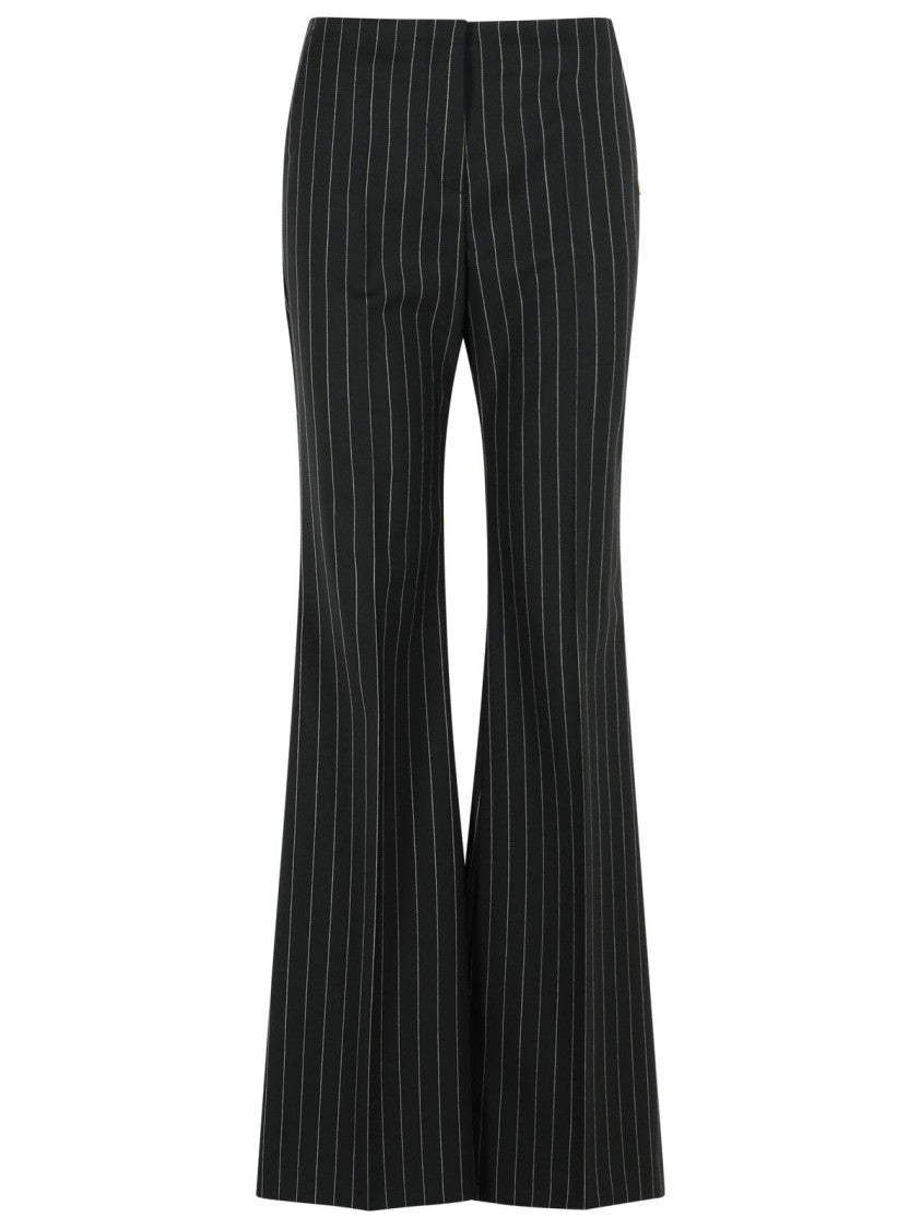 Sportmax 'Visino' Black Virgin Wool Blend Pants