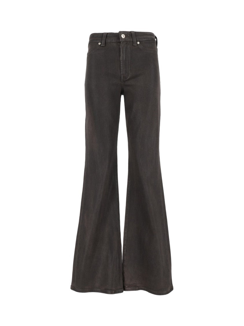 7 For All Mankind The Leggy Bootcut Coated Jeans