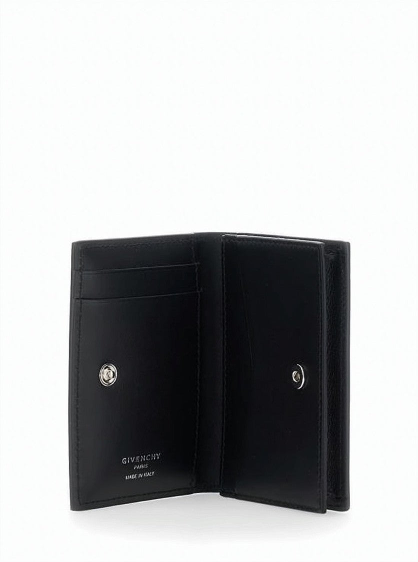 Givenchy Calf Leather Cardholder With Embossed Branding