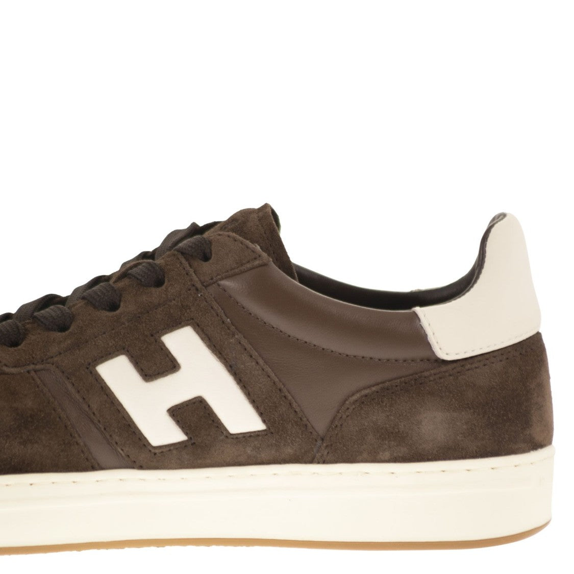 Hogan Lace-Up Sneakers With Iconic 'H' Logo And Elevated Sole