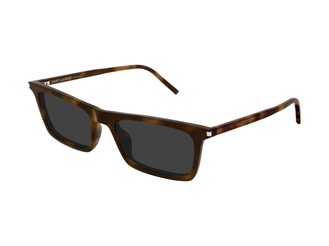 Saint Laurent Sl 890 Betty Thin Square Tortoiseshell Sunglasses