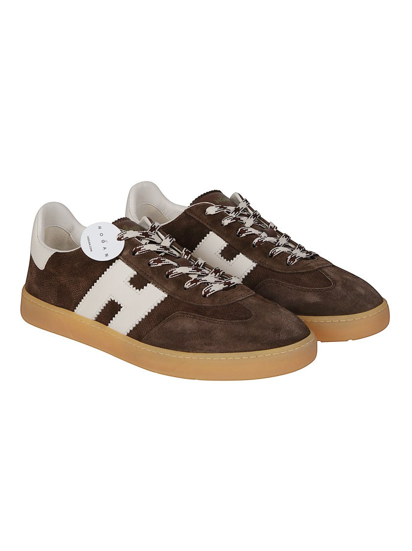 Hogan Brown Cool Suede Sneakers