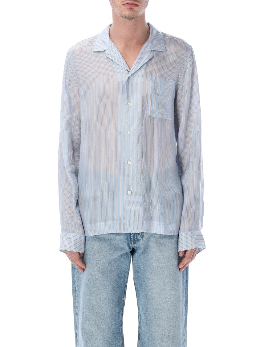 Dries Van Noten Striped Cupro Shirt