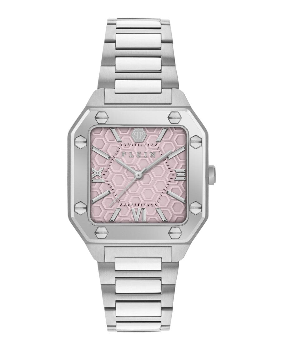 Philipp Plein Plein Edge Square Stainless Steel Bracelet Watch