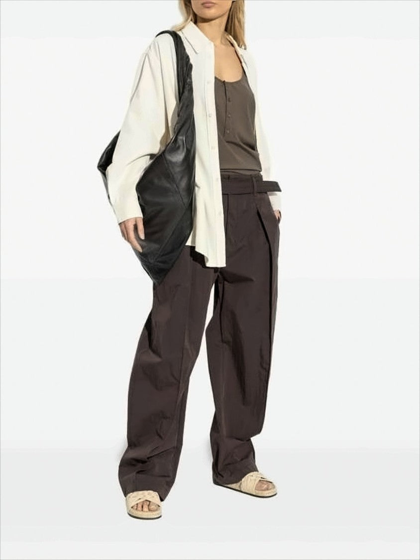 Lemaire Scoop Neck Sleeveless Top With Front Button Placket