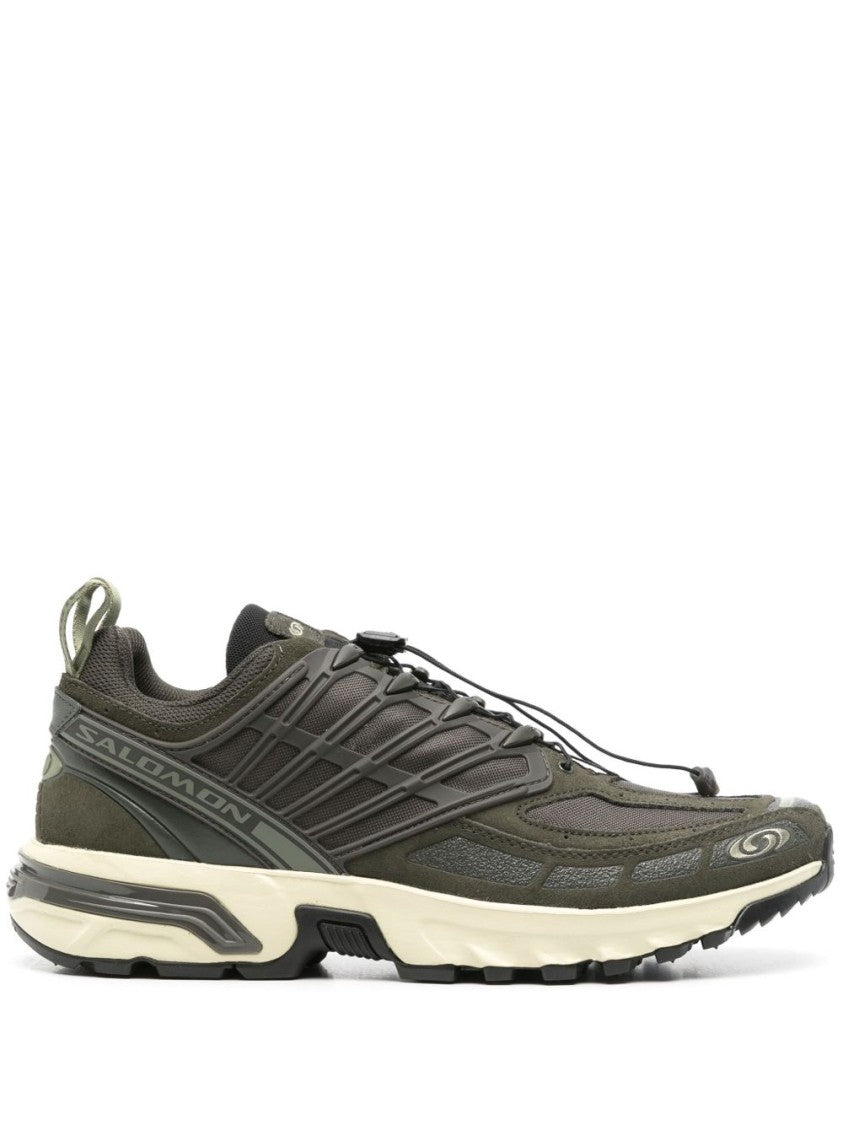 Salomon Military Green Acs Pro Leather Sneaker