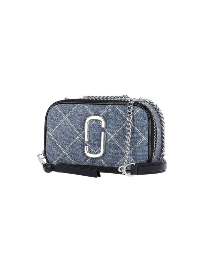 Marc Jacobs The Bi-Color Snapshot Shoulder Bag – Blue