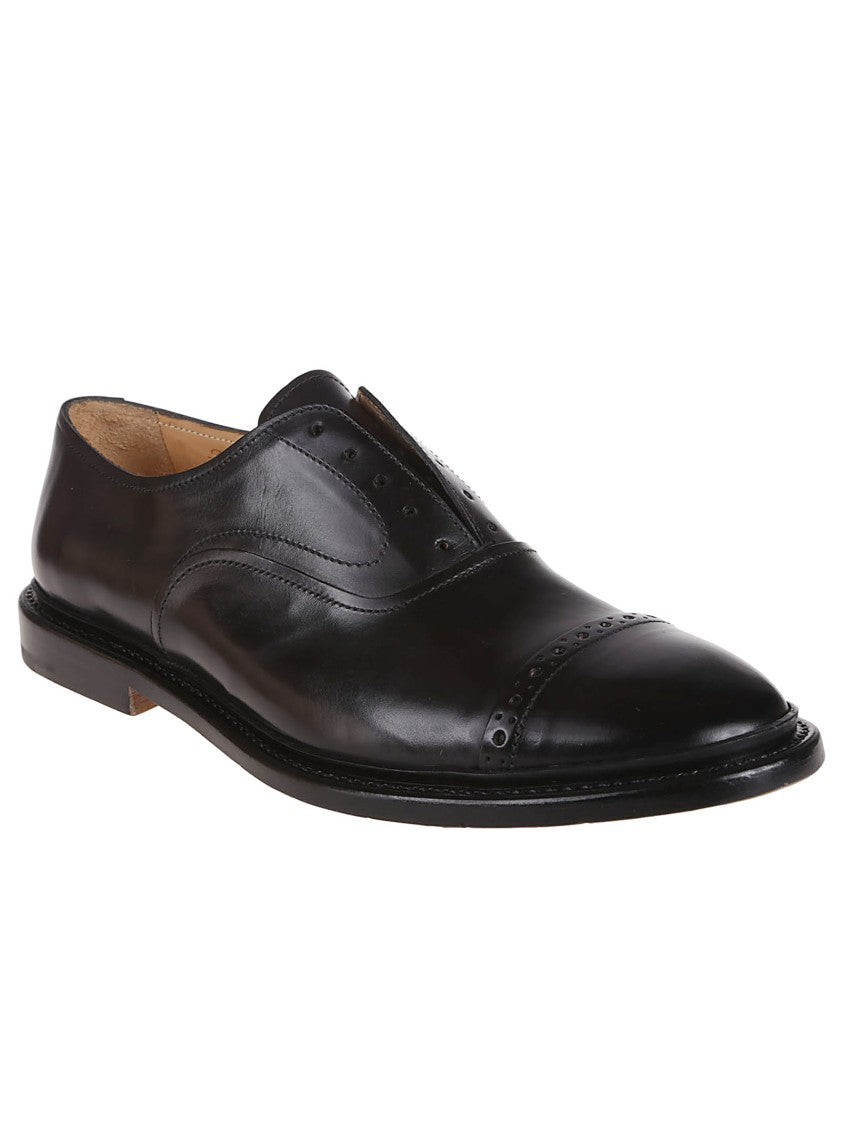 Premiata Vaggio Polished Calf Leather Derbies