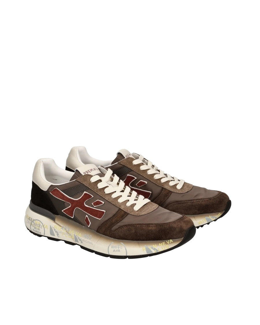 Premiata Brown Mick Leather Sneakers