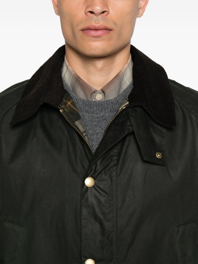 Barbour Dark Green Waxed Cotton Jacket
