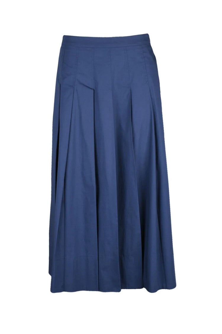 Marella Dritto Long Skirt - Blue