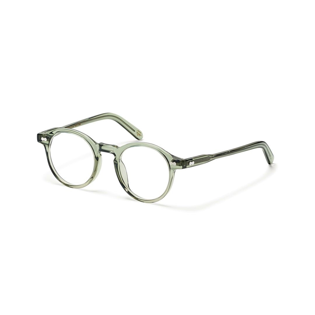 Moscot Or-Mil-O Miltzen Translucent Acetate Round Frame Eyeglasses