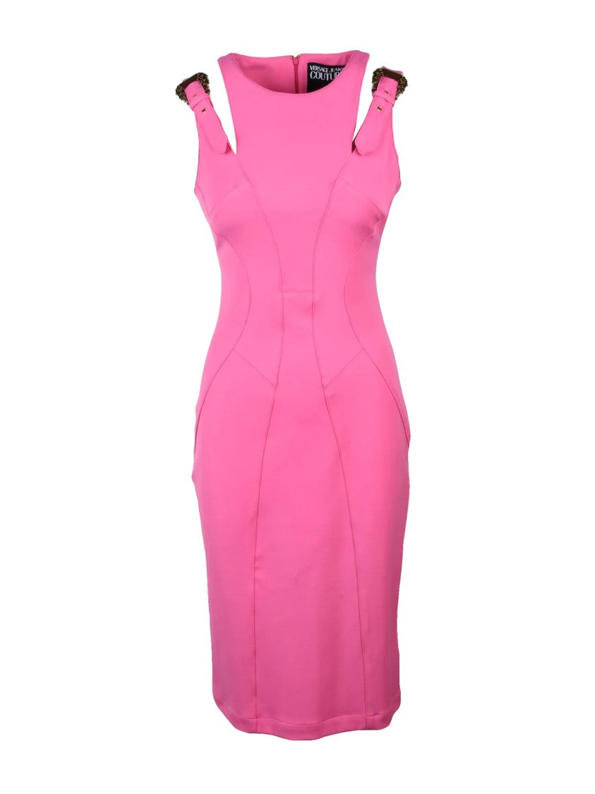 Versace Jeans Couture Long Sheath Dress - Pink