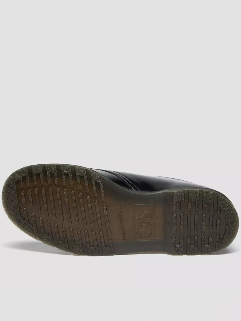 Dr. Martens Mayfare Polished Black Leather Derby Shoes