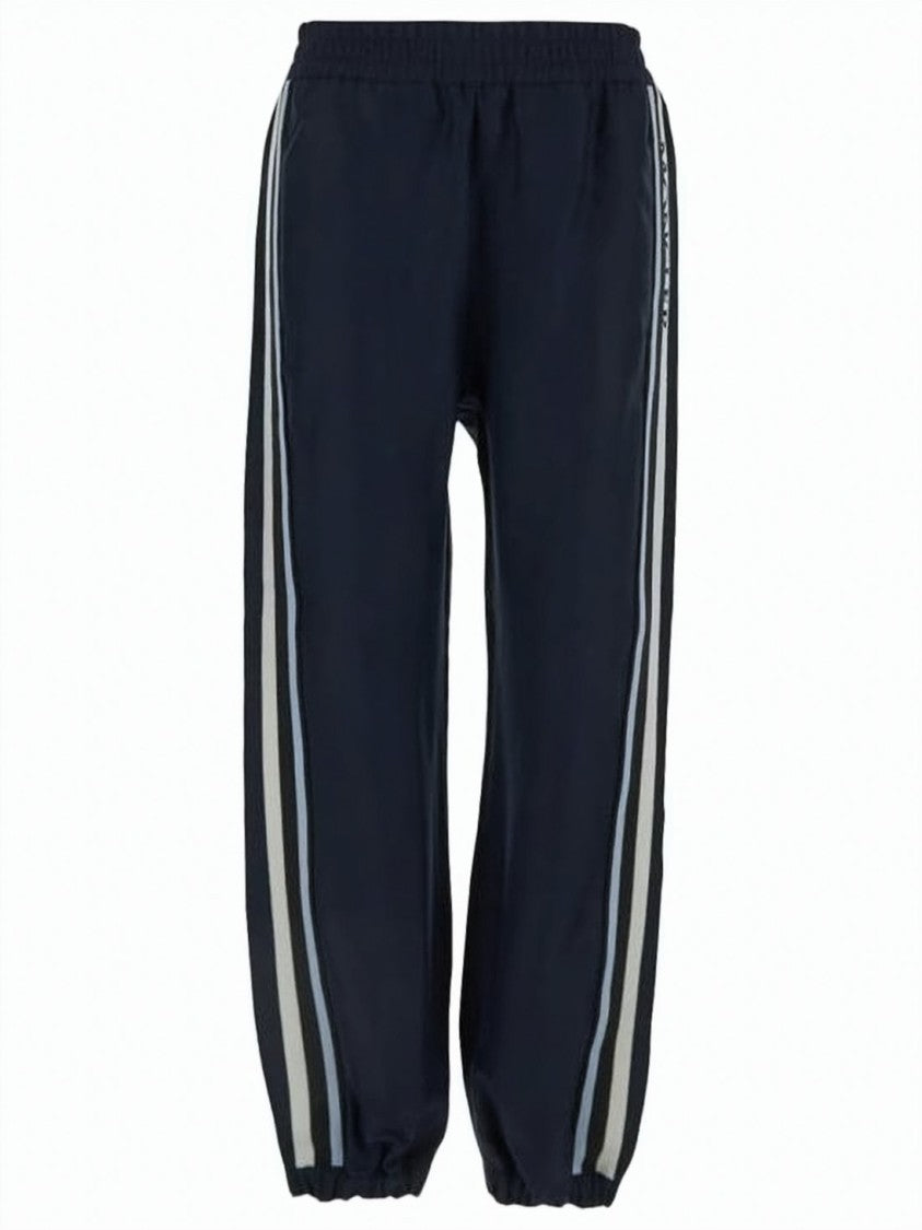 Moncler Relaxed-Fit Jogger Pants With Vertical Side Stripes