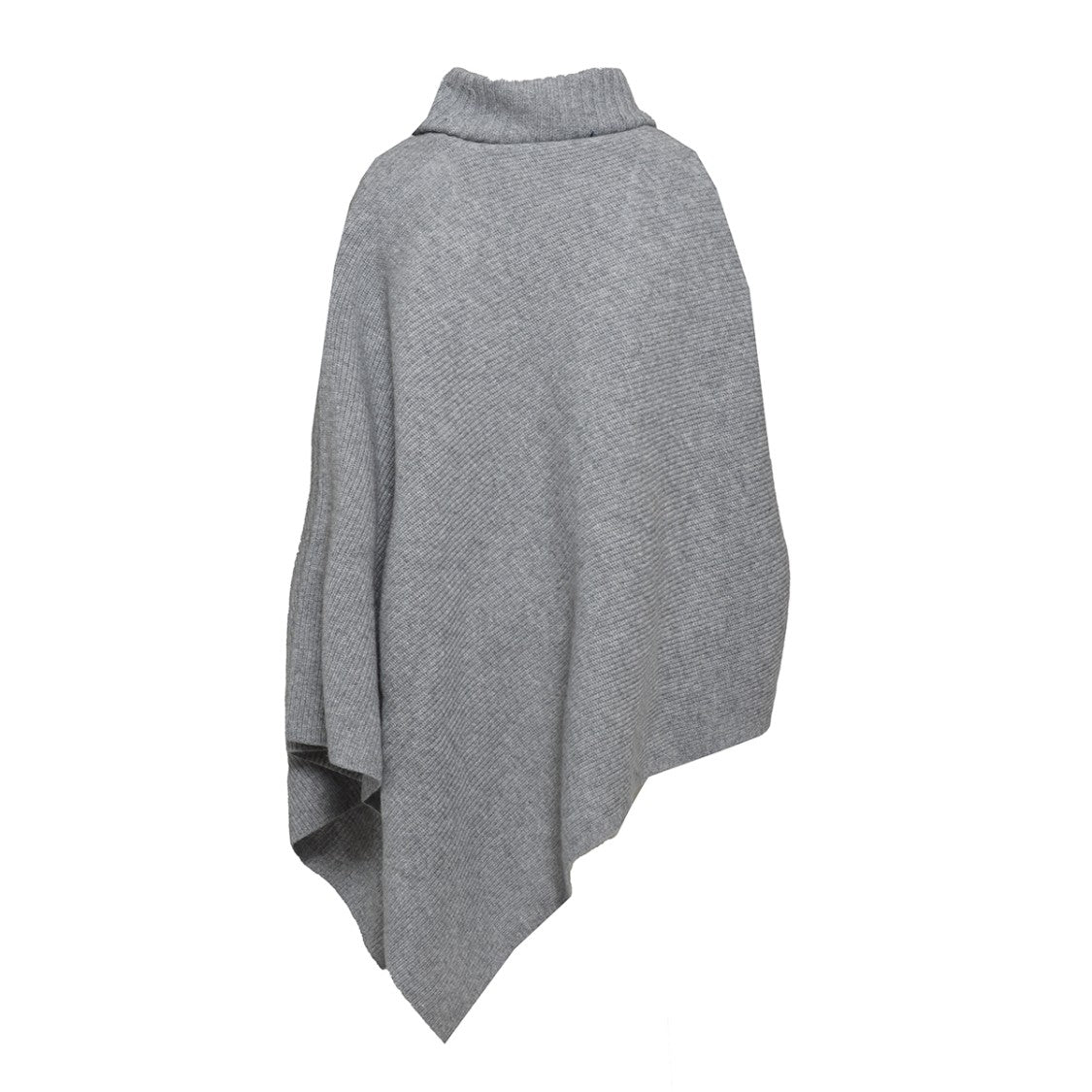 360 Cashmere Maude Poncho In Wool And Cashmere Blend - 4Grey