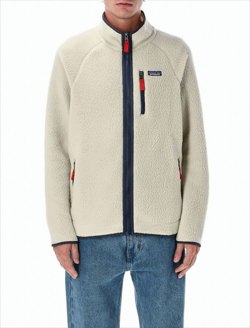 Patagonia Soft Fleece Jacket With Contrasting Trim
