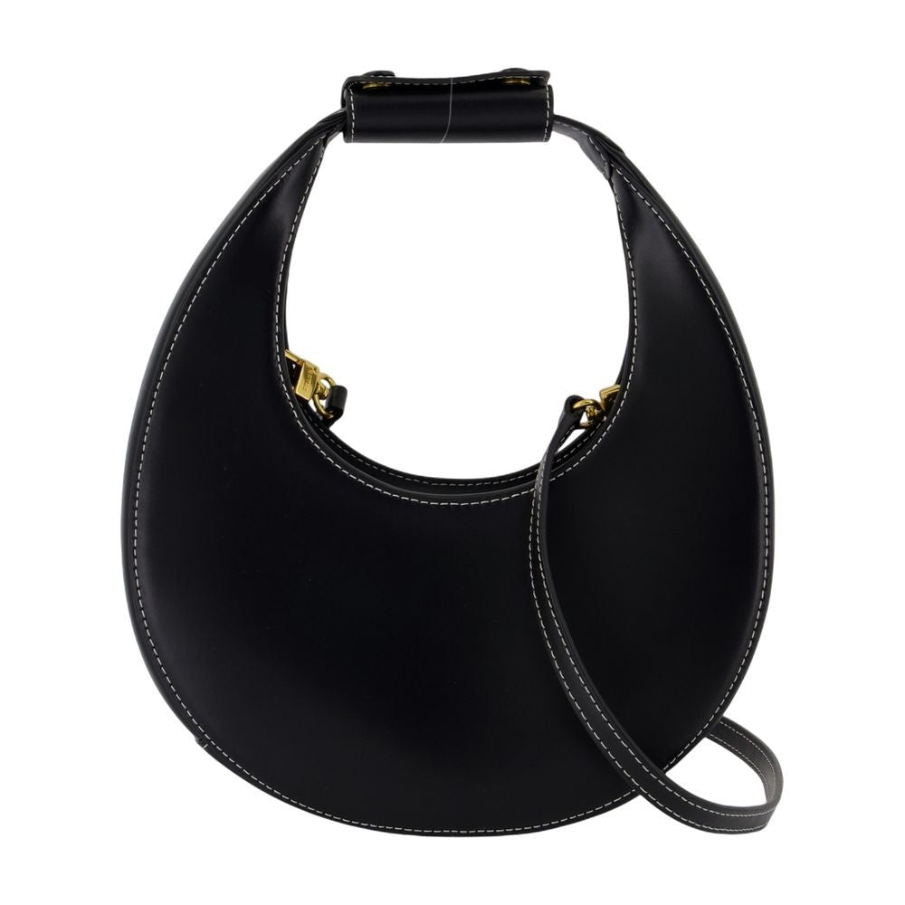 Staud Mini Moon Bag - Leather - Black