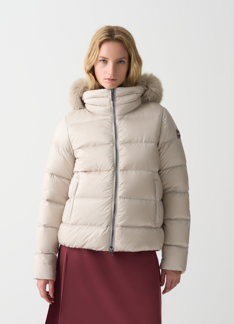Colmar Originals High-Neck Synthetic-Fur Women's Puffer