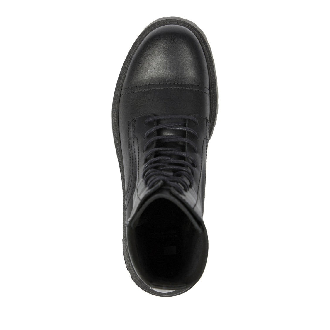 Tommy Jeans Black Lace-Up Rugged Rubber Sole Boots