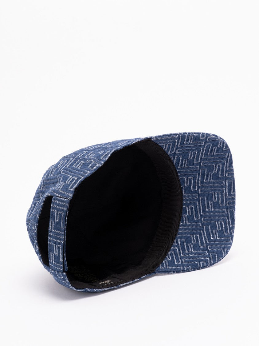 Fendi `Ff` Denim Baseball Hat