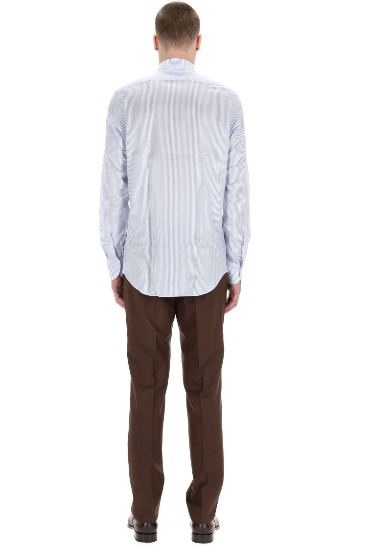 Finamore Milano Line Tailored Stripe Shirt