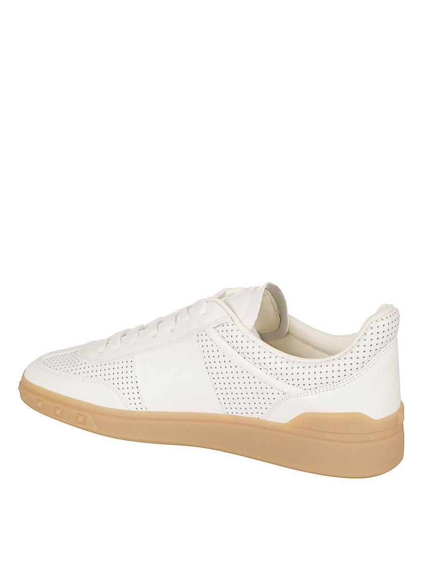 Valentino Garavani Perforated Calf Nappa Leather Sneakers
