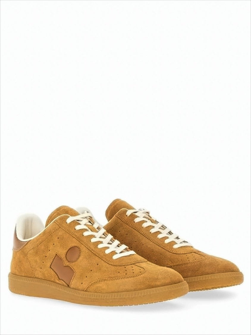 Isabel Marant Brown Suede Sneakers With Lambskin Lining