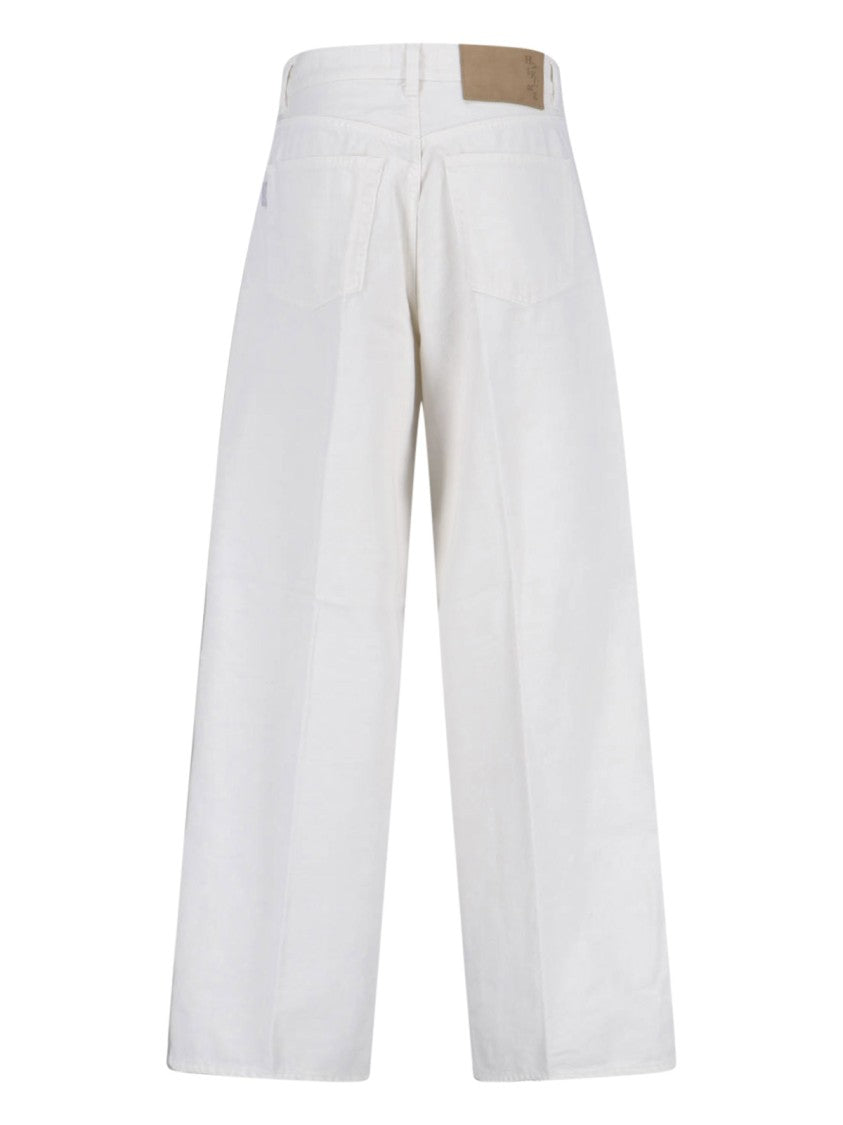 Haikure Wide-Leg Denim Pants With Classic Five-Pocket Design