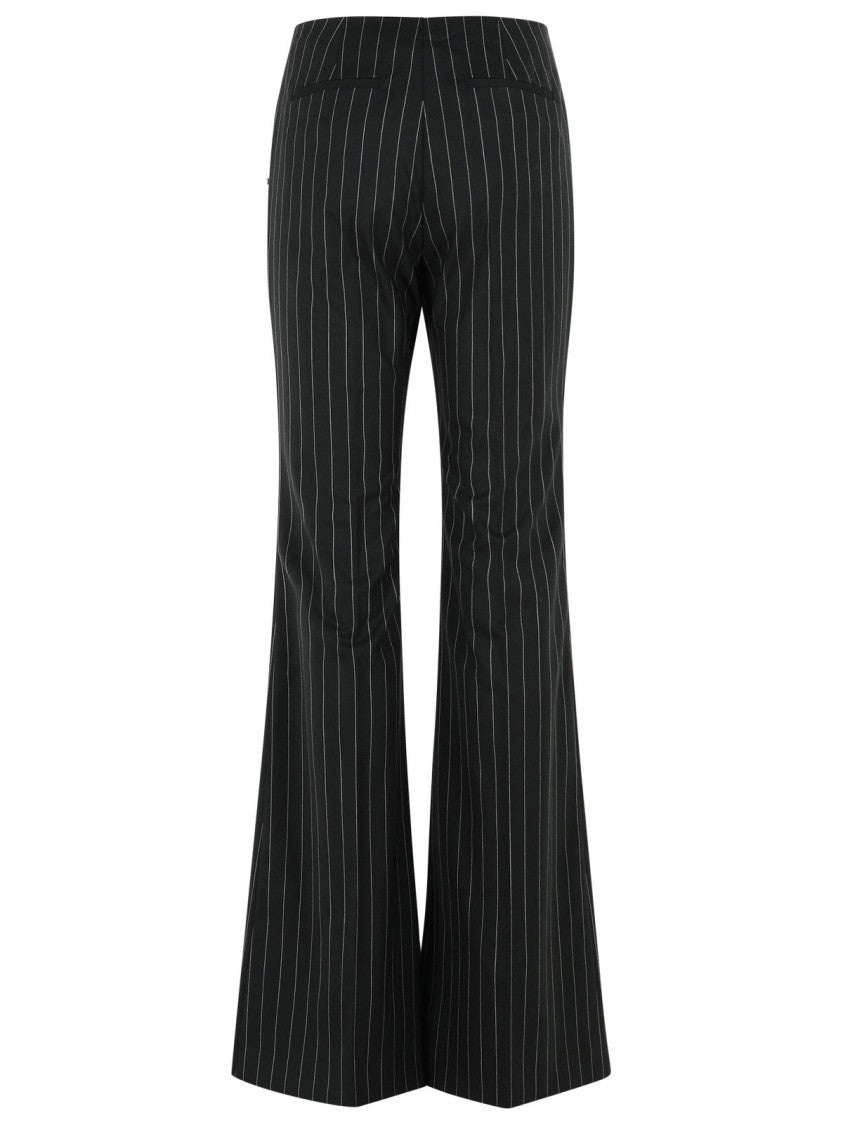 Sportmax 'Visino' Black Virgin Wool Blend Pants