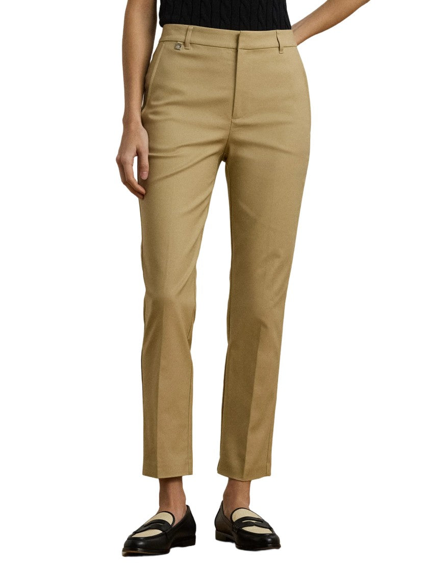 Lauren Ralph Lauren Tailored Slim-Leg Pants With Mid-Rise Waist